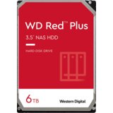 Western Digital hDD NAS WD Red Plus (3.5'', 6TB, 128MB, 5400 RPM, SATA 6 Gb/s)
