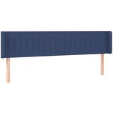  Uzglavlje s ušima plavi 203x16x78/88 cm od tkanine | shoptok.hr
