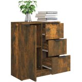  Komoda boja dimljenog hrasta 60x30x70 cm od konstruiranog drva | Eponuda.com