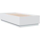  The Living Store Posteljni okvir bel 100x200 cm inženirski les - Posteljni Okvir, (21499907) | Shoptok.si