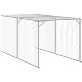  Kavez za kokoši s igralištem antracit 110x609x110 cm čelični | shoptok.hr