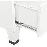 vidaXL industrijska garderobna omara bela 67x35x107 cm jeklo | Shoptok.si