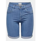 Only Jeans kratke hlače Rain 15176847 Modra Bodycon Fit
