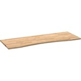 vidaXL Mizna plošča neobdelan 140x50x2,5 cm trdna hrastovina | Shoptok.si