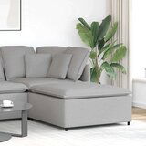  Modularni kauč s podnožjem sivo-plavi 100x100x48 cm - Oblačnosiva tabure | shoptok.hr