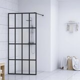 Furnova Steklena pregrada za tuš prozorno kaljeno steklo 118x190 cm, (21917993) | Shoptok.si