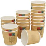 vidaXL papirnate šalice za kavu 1000 kom 4 oz 100 ml smeđe | shoptok.hr