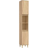  3-dijelni set kupaonskih ormarića boja hrasta sonome drveni | shoptok.hr