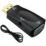  Adapter pretvarač iz HDMI u VGA + audio AUX kabel 2 Cijene