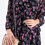 Resti Women's black floral dress - Clothing | Shoptok.si