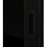 Ormarić s kliznim vratima crni 90 x 40 x 90 cm čelični | Eponuda.com