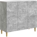  Kreveta Betonska siva 89 x 34,5 x 80 cm Konstruirano drvo | shoptok.hr