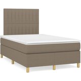  The Living Store Box spring postelja z vzmetnico taupe 120x190 cm blago - Box Spring Postelja, (21446427) | Shoptok.si