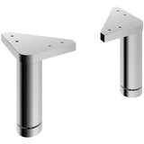 Pelipal Noge za namještaj u setu 2 kom u sjajno srebrnoj boji Quickset 318 – | shoptok.hr