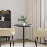 vidaXL Stolna ploča crna Ø 50 x 2,5 cm mramorna | shoptok.hr