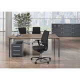 BISLEY Pomični predalnik Note™, 3 univerzalni predali, VxŠxG 495 x 420 x 565 mm, z ročajem, antracitno siv | Shoptok.si