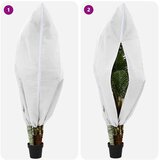 vidaXL Pokrijte biljke od mraza flis pokrivačem 5 pcs Bijelo | shoptok.hr