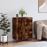  Komoda boja dimljenog hrasta 69,5x34x90 cm konstruirano drvo | shoptok.hr