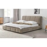 Livetastic OBLAZINJENA POSTELJA 181 cm x 201 cm , les, kovina, umetna masa, tekstil bež | Shoptok.si