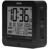 Alecto, Digitalna budilka s termometrom in dremežem (Snooze), Črna, (5000232119)