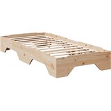  Okvir kreveta bez madraca koji se može složiti 75x190 cm drvo | shoptok.hr