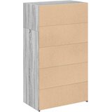 Visoka komoda boje hrasta 70 x 41 x 124 cm konstruirano drvo | shoptok.hr