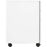 vidaXL Premična omara za dokumente bela 30x45x59 cm jeklo | Shoptok.si