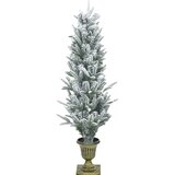 Mini božićno drvce 120 cm PVC i PE Zelena i bijela | shoptok.hr