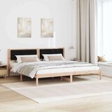  Konstrukcija postelje z vzglavjem Črna 200 x 200 cm blago, (5000084082) | Shoptok.si