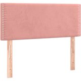 Box spring postelja z vzmetnico roza 90x200 cm žamet, (20892742) | Shoptok.si