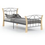 The Living Store Posteljni okvir črn kovinski 90x200 cm - Posteljni Okvir, (21526111) | Shoptok.si