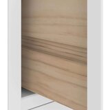 vidaXL Drevo za dvorano "SANDENS" bela 87x40x159,5 cm masivni les bora | Shoptok.si
