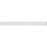 vidaXL Mrežna ograja s prirobnico antracit 1,6x25 m | Shoptok.si