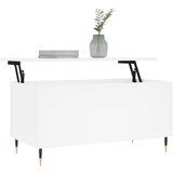  Stolić za kavu bijeli 90 x 44,5 x 45 cm od konstruiranog drva | shoptok.hr