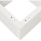  Vrtna sadilica bijela 40 x 40 x 23 cm od masivne borovine | shoptok.hr
