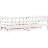  Dnevni krevet s ladicama bez madraca 80x200 cm masivno drvo | shoptok.hr