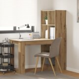  Stol s policom s pohranom hrast artisan 122 x 67 x 145 cm Cijene