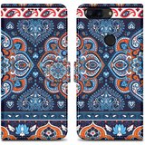  case, združljiv z oneplus - design blue mandala št. 1 - zaščitni pokrov z magnetnim zapiranjem, funkcijo stojala in režo za kartico, (20694433) | Shoptok.si