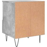  Noćni ormarići 2 kom boja betona 40x35x50 cm konstruirano drvo | shoptok.hr