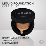 L´Oréal Paris x Mugler dolgoobstojni kompaktni puder za polno prekrivanje odtenek 02 Rosy Light 23 ml | Shoptok.si