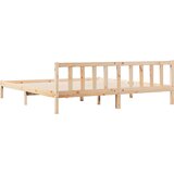  Dugi okvir kreveta bez madraca 200 x 220 cm od borovine | shoptok.hr
