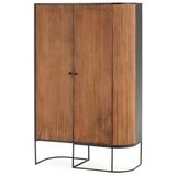 MOME Komoda iz masivnega manga v naravni barvi 100x165x40 cm Curve – | Shoptok.si