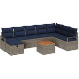  Sjedeća garnitura za vrt 9 kom. poliratan 287 x 177 x 85 cm | shoptok.hr