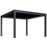 Luksuzna motorizirana bioklimatska pergola PRESTIGE 4×4 m, aluminij – samostojeća