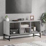 vidaXL TV omarica s steklenimi vrati siva sonoma 102x37x50 cm Cene