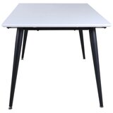 Venture Home Jimmy rastezljivi pravokutni blagovaonski stol 150 × 90 cm, bijeli | shoptok.hr