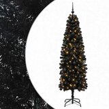  Umjetno usko božićno drvce s kuglicom 180 cm 300 LED lampica | shoptok.hr