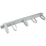 19 cable management bar with 5 rotatable and adjustable rings, grey, OR105G