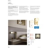  Redo 01-4660 - LED zidno svetlo NORMA LED/5W/230V + LED/3W CRI 90 USB bela | Eponuda.com