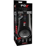 PDX Moto Blower - usisni, vibrirajući masturbator (crni) | shoptok.hr